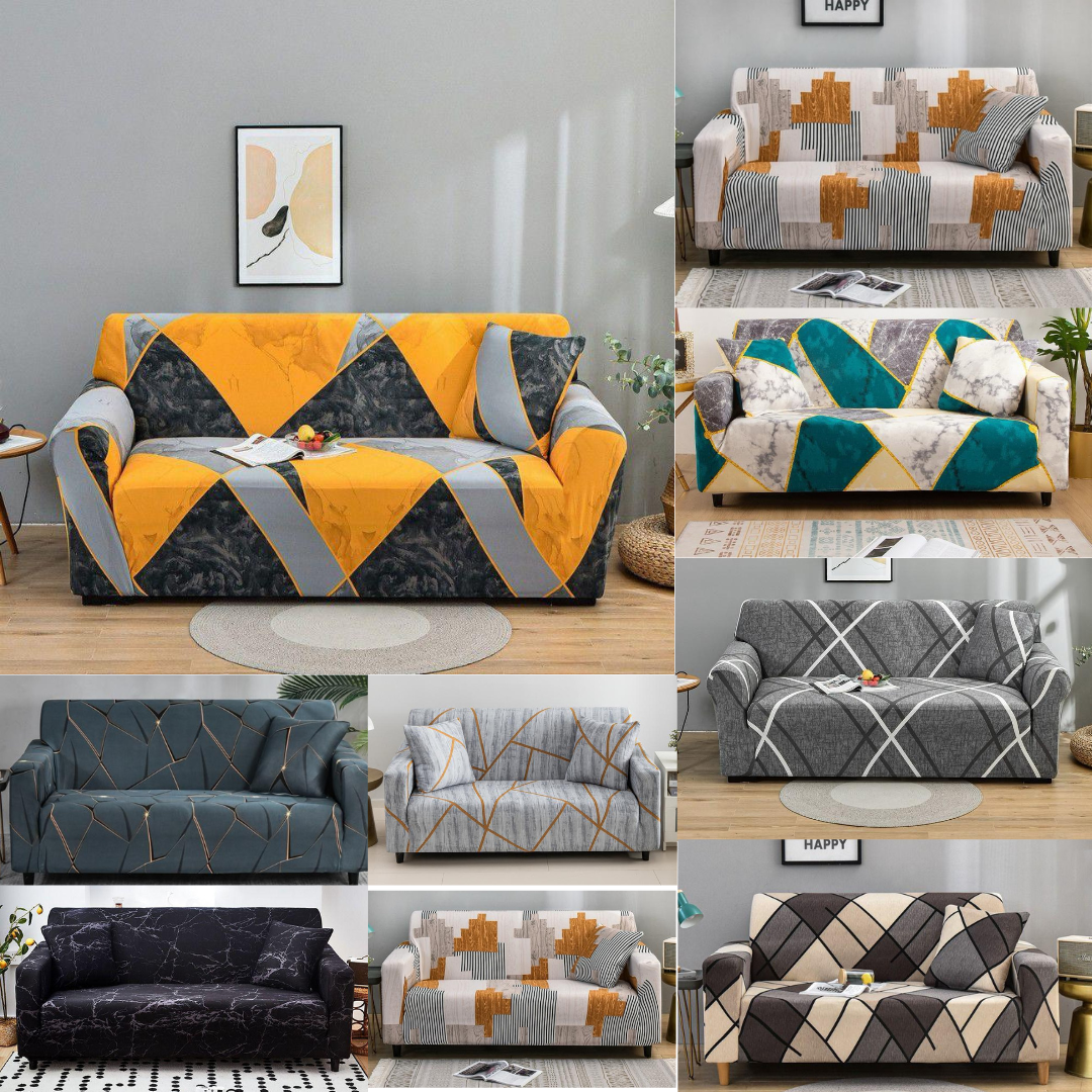 Printed polycotton Sofa Covers(2 Seater)